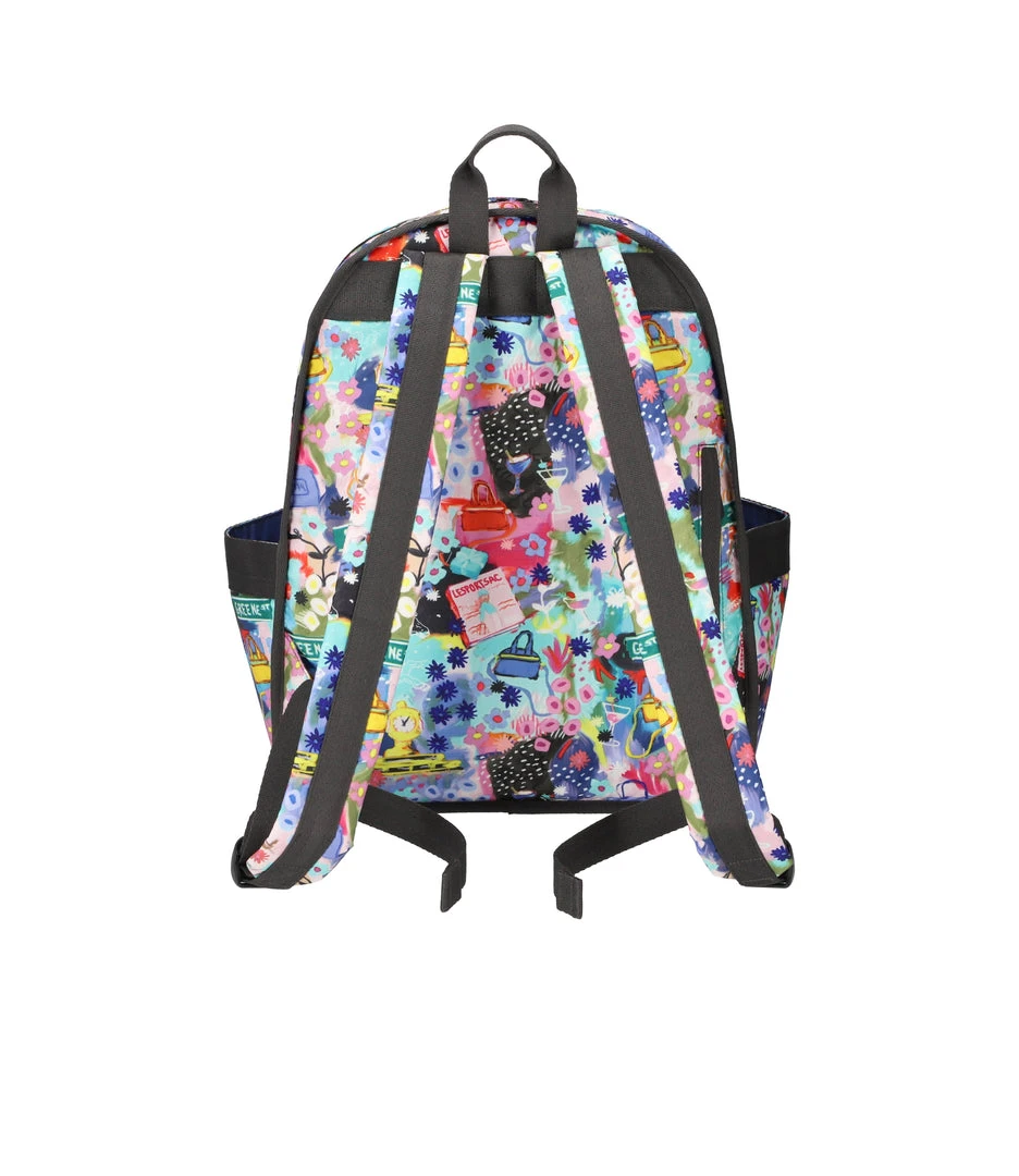 LeSportsac Route Backpack Exclusive! Painterly Spring 6 LeSportsac Route Backpack Exclusive! Painterly Spring
