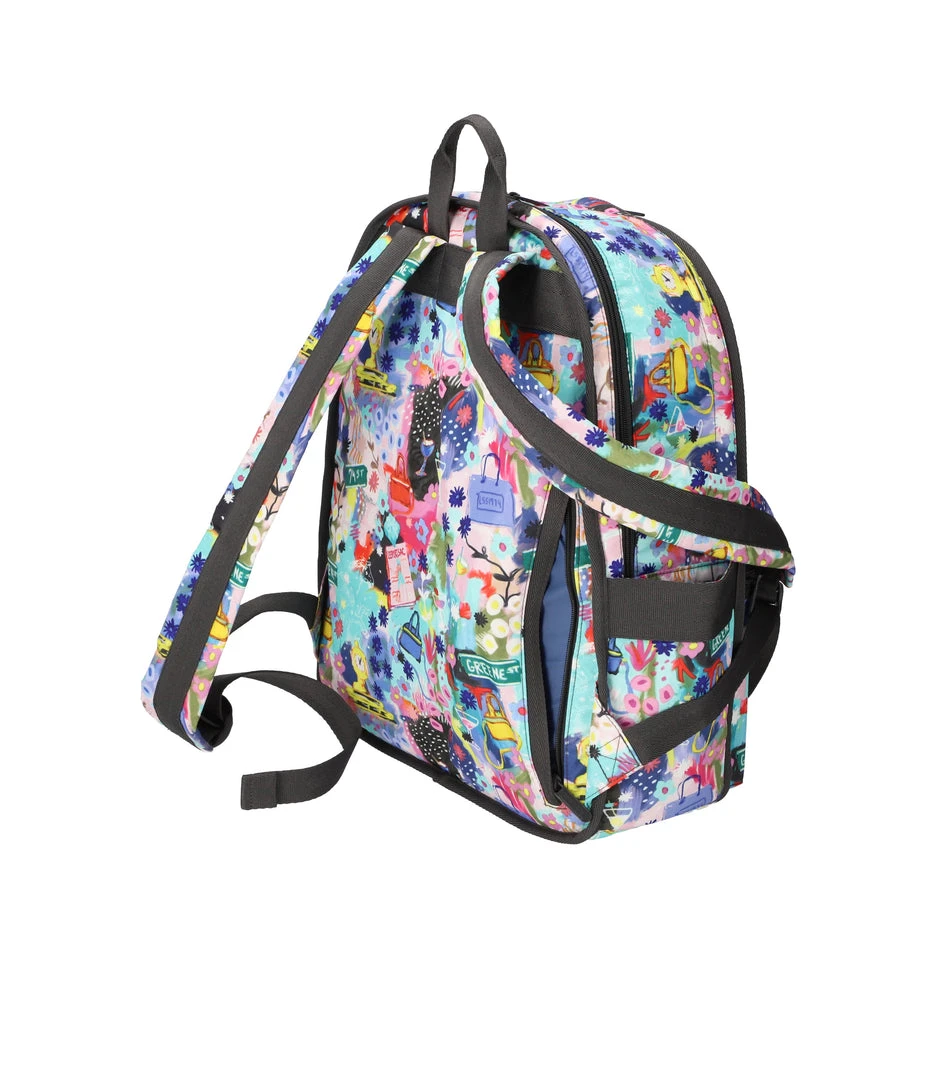LeSportsac Route Backpack Exclusive! Painterly Spring 7 LeSportsac Route Backpack Exclusive! Painterly Spring