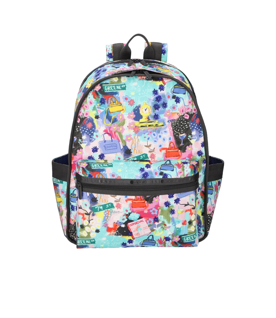 LeSportsac Route Backpack Exclusive! Painterly Spring 3 LeSportsac Route Backpack Exclusive! Painterly Spring