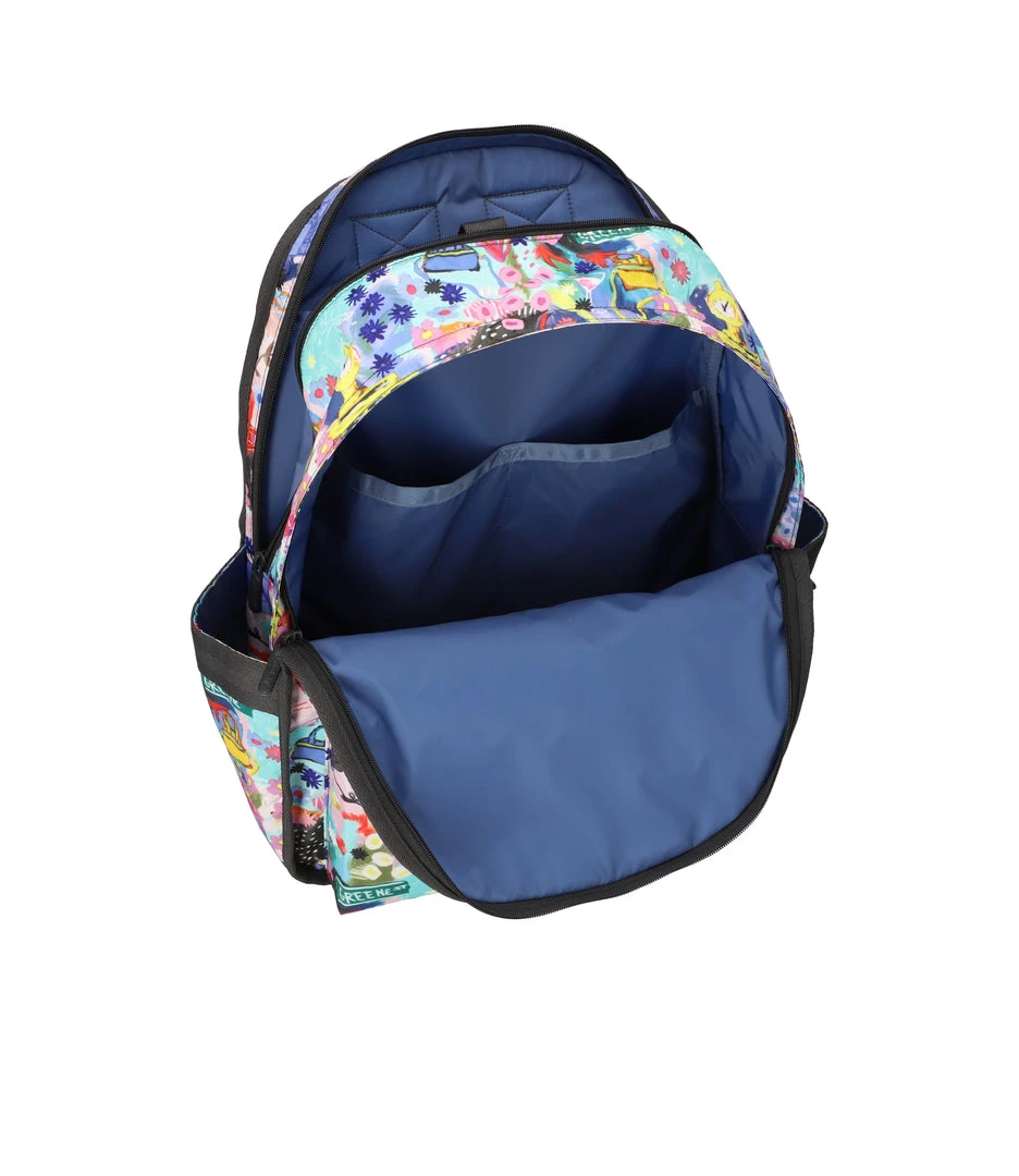 LeSportsac Route Backpack Exclusive! Painterly Spring 8 LeSportsac Route Backpack Exclusive! Painterly Spring
