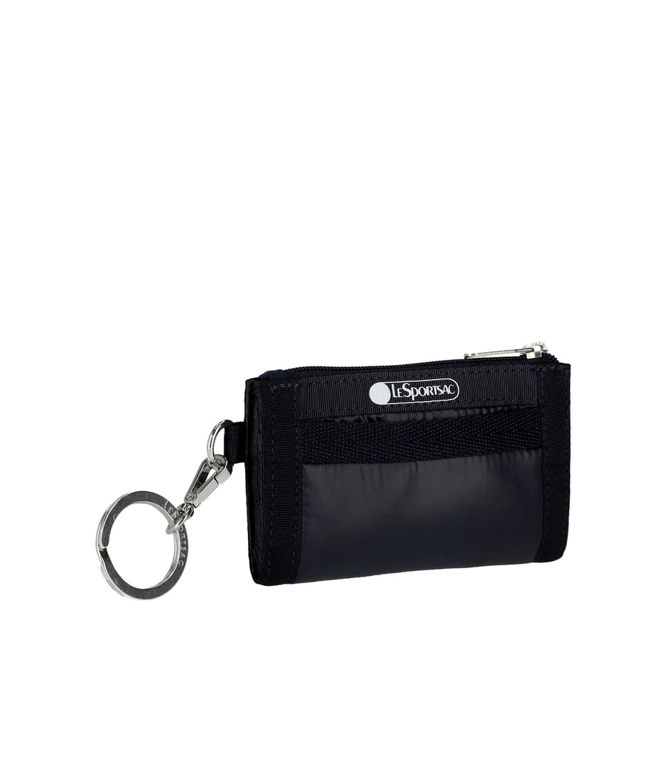 LeSportsac Sheen Zip Card Case Black Bags 4 LeSportsac Sheen Zip Card Case Black Bags