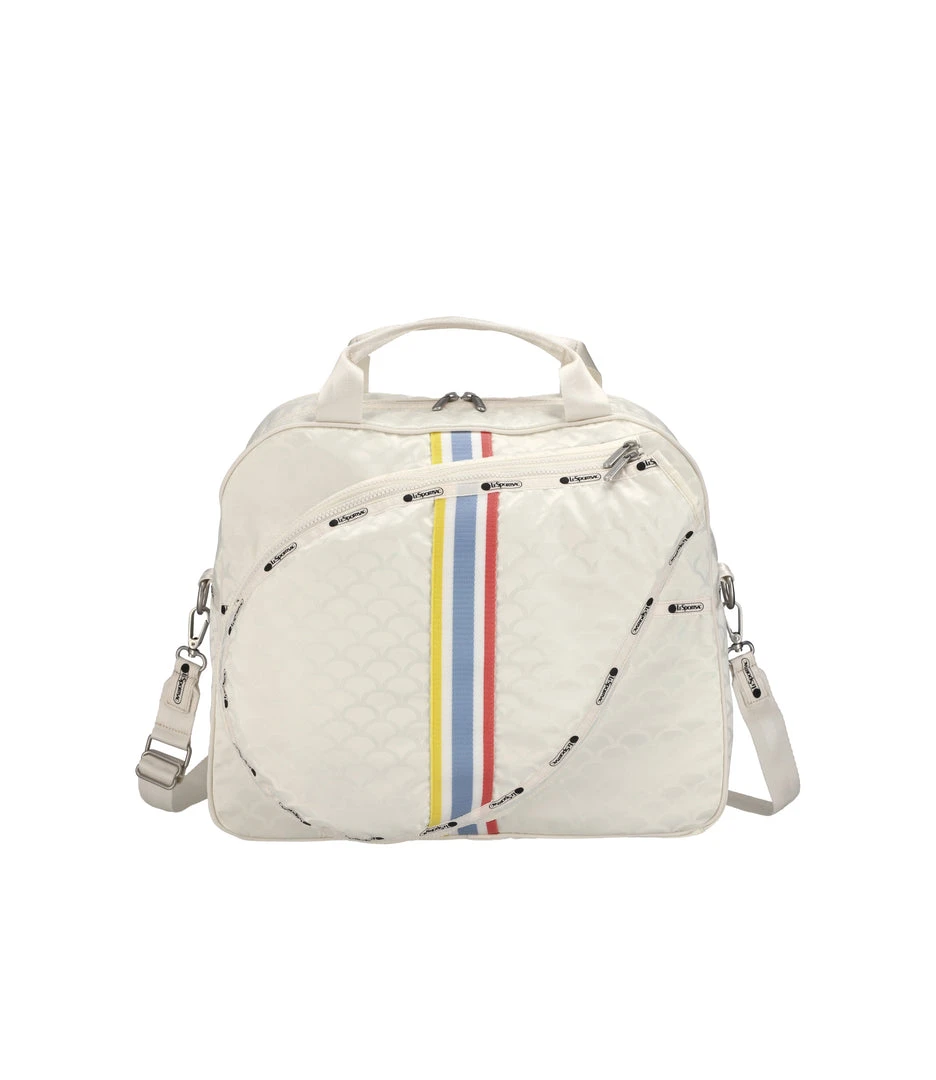 LeSportsac AEC Striped Tennis Bag Totes 3 LeSportsac AEC Striped Tennis Bag Totes