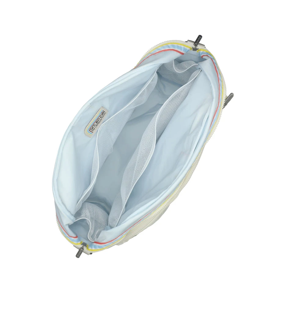 LeSportsac AEC Striped Tennis Bag Totes 6 LeSportsac AEC Striped Tennis Bag Totes