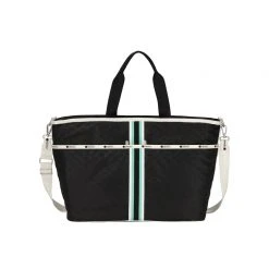 LeSportsac New Arrivals AEC Striped Large Zip Tote