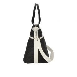 LeSportsac New Arrivals AEC Striped Large Zip Tote