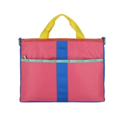 LeSportsac AEC Striped Laptop Tote