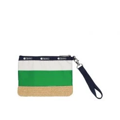 LeSportsac Large Raffia Pouch