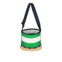 LeSportsac Raffia Drawstring Bag